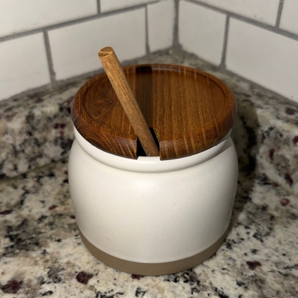 Hearth & Hand with Magnolia Stoneware Honey Pot